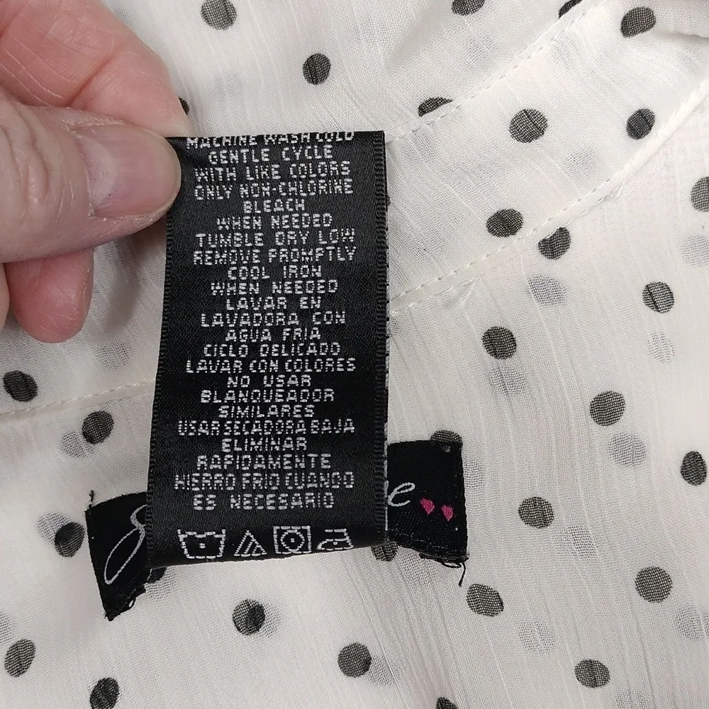 Susie Rose girls junior 15/17 sized sleeveless sheer blouse - Picture 3 of 12